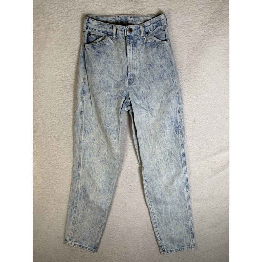 Vintage Gitano Jeans Womens 10 25x28 Acid Wash Tapered Leg High Rise Denim Mom
